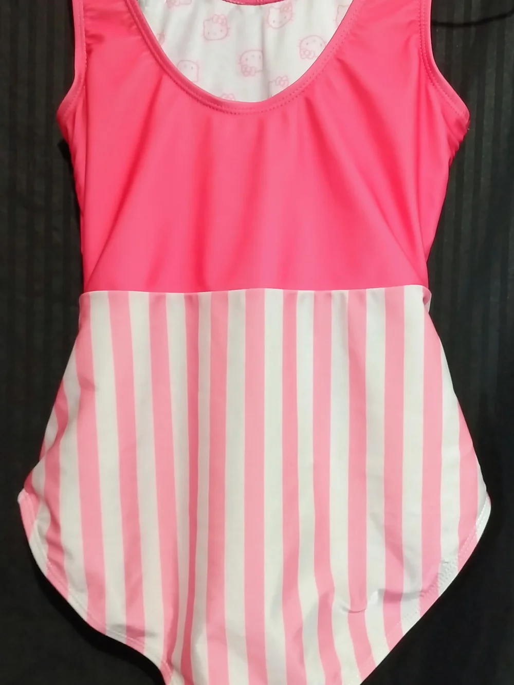 Hello Kitty Girls' Pink One-Piece Swimsuit